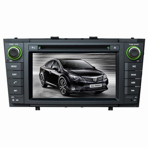  Tyso Special for Toyota Avensis(2009-2012) 7 inch Indash Windows CE 6.0 operating system CAR DVD Player GPS Navigation Navi iPod Bluetooth HD Radio AM FM Tuner PIP Stereo Free Map ,OEM Factory Style CD9207