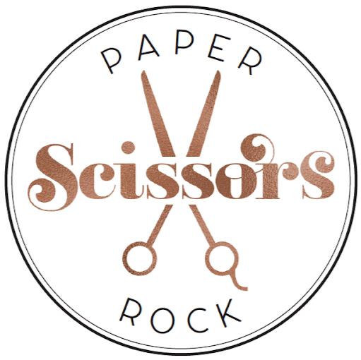 Paper Scissors Rock Hairdresser logo