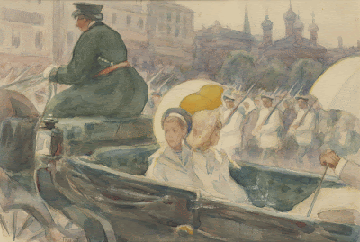 Leonid Pasternak - The Awakening,The Resurrection by Lev Nikolayevich Tolstoy
