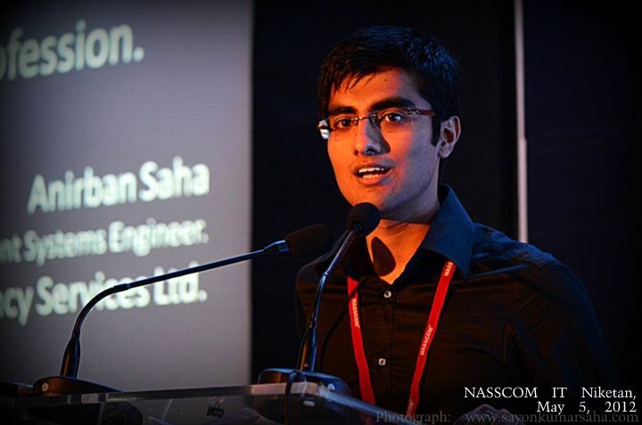 Anirban Saha speaking at NASSCOM IT Niketan 2012