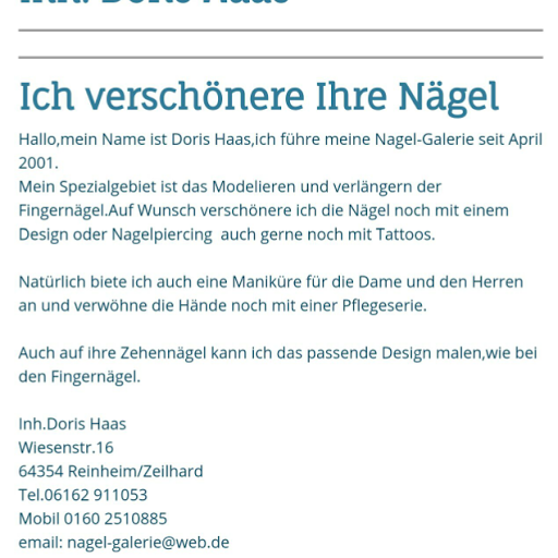 Nagel-Galerie Doris Haas logo