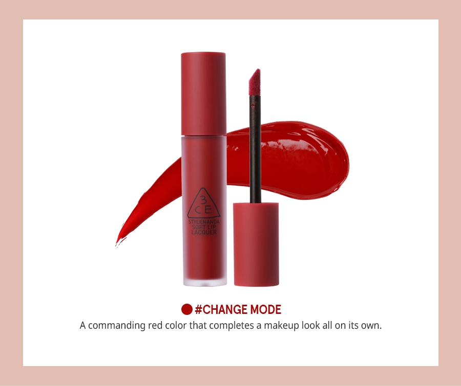 3CE Soft Lip Lacquer Change Mode