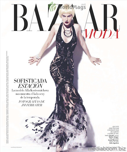 Alla Kostramichova . Harper’s Bazaar México - Abril 2012