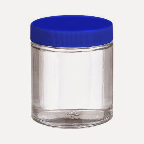  I-Chem Brand V220-0250 Clear Glass 250mL 200 Series Type III Wide Mouth Jar, with Closed Top, Short, Pre-Cleaned (Case of 12)