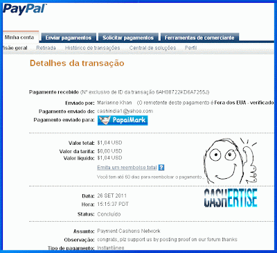 PapaiMark - Payments Received. PProof-Cashertise10