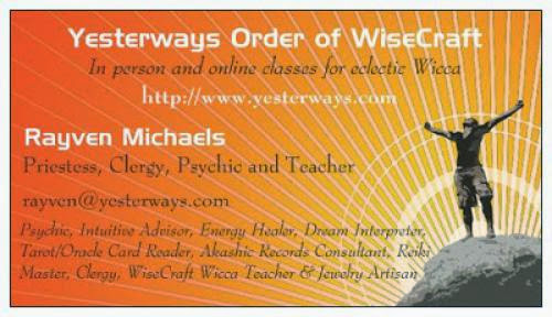 Wisecraft Wicca 101 Class Now Forming