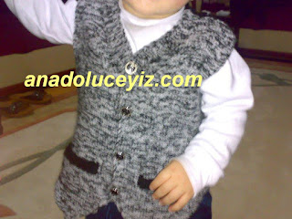 ERKEK ÇOCUK CEBEDEN YELEĞİ YELEK+ORNEK ERKEK ÇOCUK CEBEDEN YELEĞİ