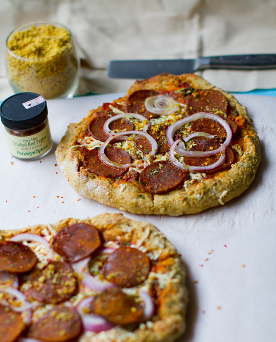 Vegan Pepperoni Pizza - HealthyHappyLife.com