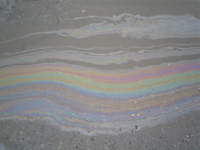 Oil Contours on a Stream