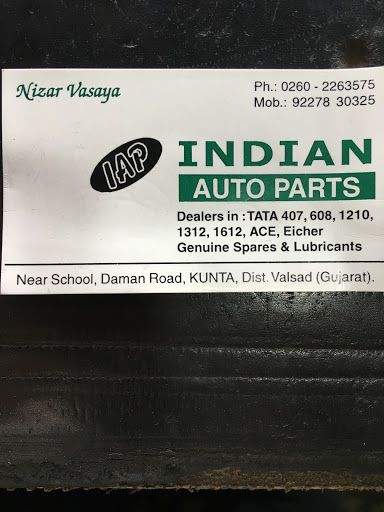 Indian Auto Parts & Patas, Kunta, Next to School Kunta Faliya Kunta, Daman Rd, Vapi, Gujarat 396191, India, Auto_Parts_Store, state DD