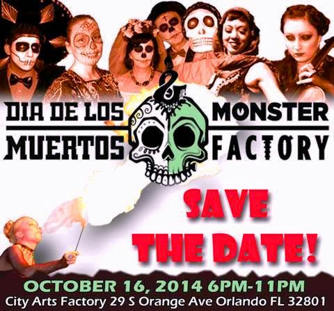 5th Annual Dia de los Muertos & Monster Factory Exhibit & Party