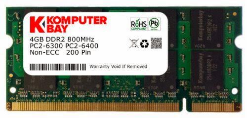  Komputerbay 4GB DDR2 800MHz PC2-6300 PC2-6400 DDR2 800 (200 PIN) SODIMM Laptop Memory
