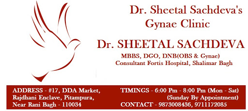 Dr Sheetal Sachdeva & Dr. Neetan Sachdeva, No. 17, DDA Market,, Rajdhani Enclave, Pitampura, Delhi, 110034, India, Clinic, state UP