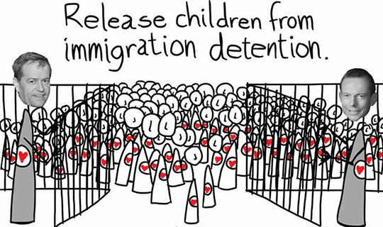 Release children from detention