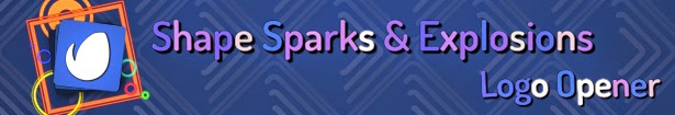 Shape Sparks & Explosions Logo Opener