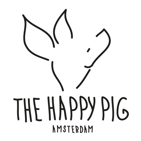 The Happy Pig Pancake Shop logo