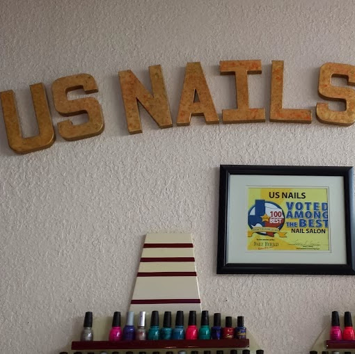 US Nails and Spa logo