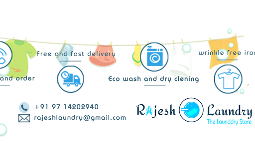 Rajesh Laundry, Gadh Ni Rang, Navanaka Rd, Soni Bazar, Old walled City, Rajkot, Gujarat 360001, India, Commercial_and_Industrial_Laundry, state GJ