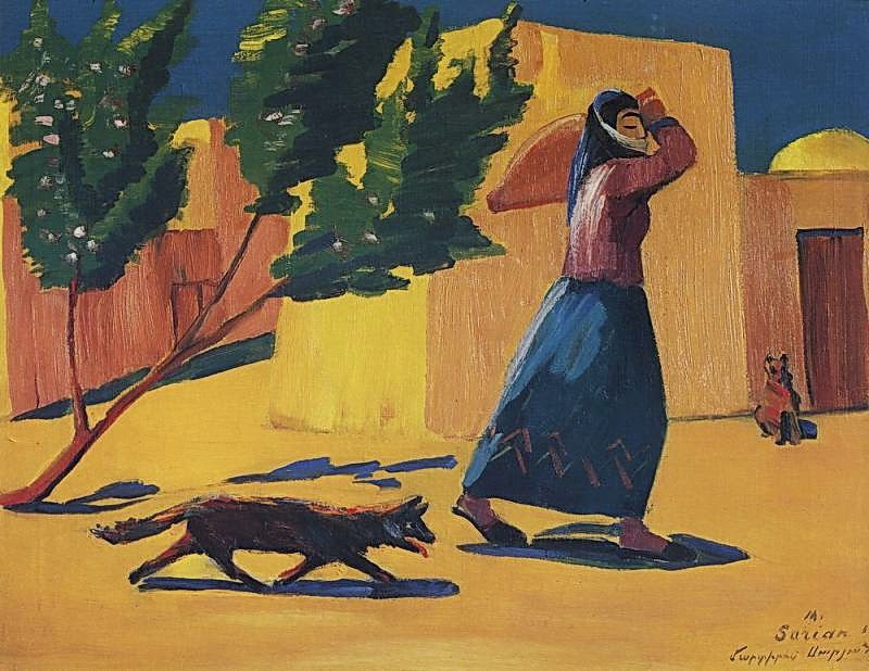 Martiros Saryan - To the spring, 1926