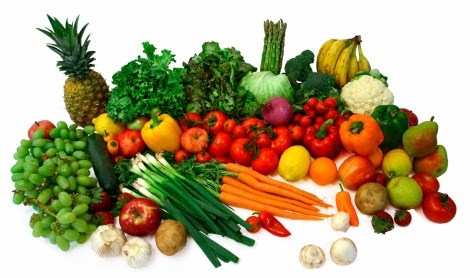 vegetables and fruits are full of nutrients
