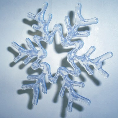 Stephanie Else: Translucent glass Snowflake