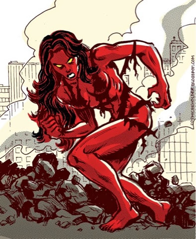 Red She-Hulk.