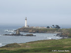 Pigeon Point Lighthouse in the north