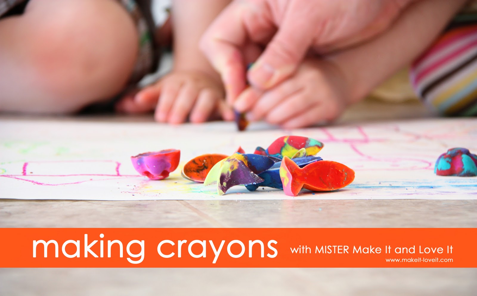 Creative Kids: Upcycled Crayon Shapes
