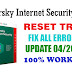 Kaspersky Internet Security 2019 Reset Trial Fix All Errors Update 15,4,2019 (100% Working)
