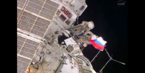 Russian Cosmonauts Complete A 6 Hour Spacewalk