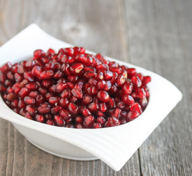 photo of a bowl of Pomegranate seeds