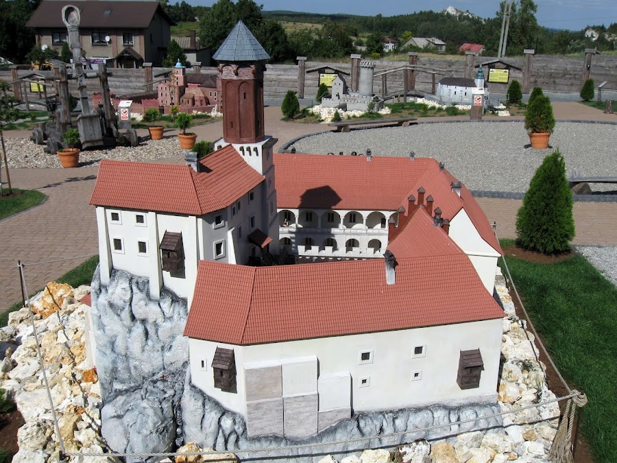 Zamek Rabsztyn - makieta z Parku Ogrodzieniec