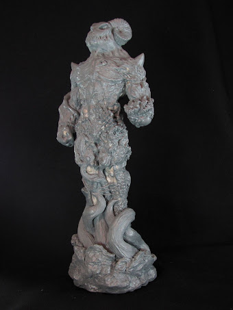 Escultura sin terminar de Spawn Escultura en arcilla polimérica de Spawn