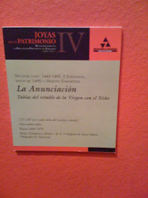 Cartel de la Anunciación. Cartel de la Anunciación.