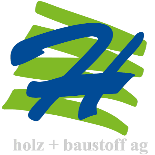 holz + baustoff ag, buchs logo