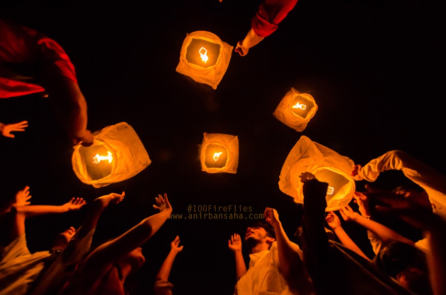 anirban, sky lantern, kolkata, diwali