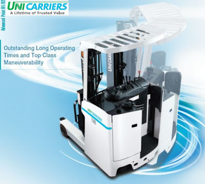 Stand up reach truck Nissan by Unicarriers Stand up reach truck Nissan by Unicarriers