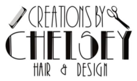 Creations by Chelsey Hair and Design logo