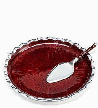 Simply Designz Cake Plate w/ Server Ruby
