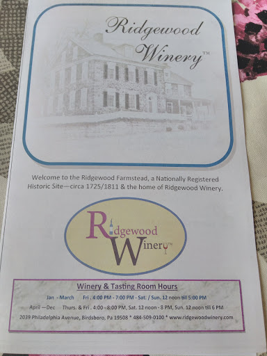 Winery «Ridgewood Winery, LLC», reviews and photos, 2039 Philadelphia Ave, Birdsboro, PA 19508, USA