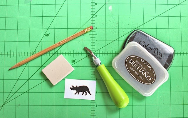how to make a linoleum block stamp tutorial