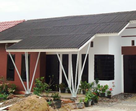 Atap lembaran Onduline Arsitektur rumah tinggal dan Atap lembaran Onduline Arsitektur rumah tinggal dan