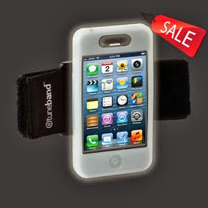 Tuneband for iPhone 4 & iPhone 4S, Glow-in-the-Dark, Grantwood Technology's Armband, Silicone Skin, and Front/Back Screen Protector