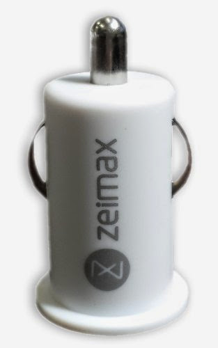  Zeimax® iPhone 5 Micro USB Car Charger (White)
