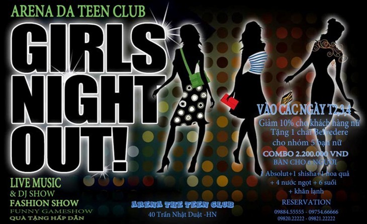Girl night out - Arena Club
