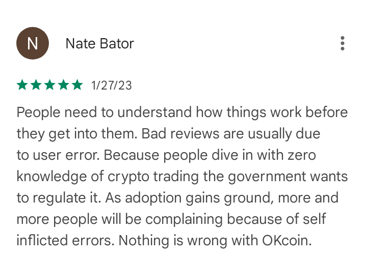 Okcoin APP review