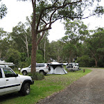 One of the camping areas