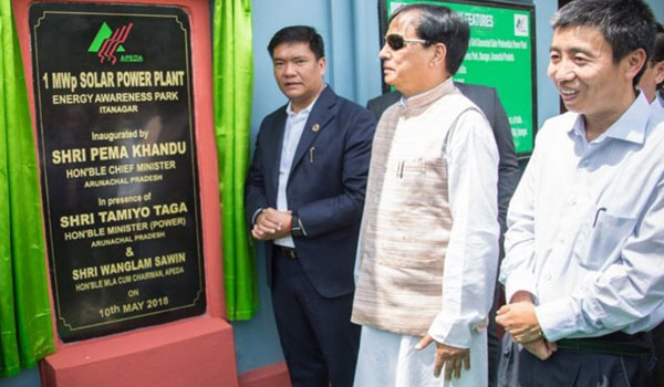 In  Arunachal Pradesh’s the Biggest Solar  Plant Inaugurated by CM Pema Khandu