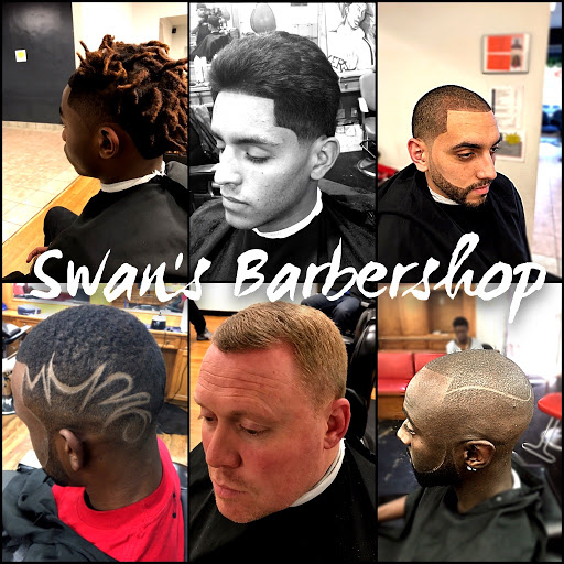 Swan's Barbershop logo