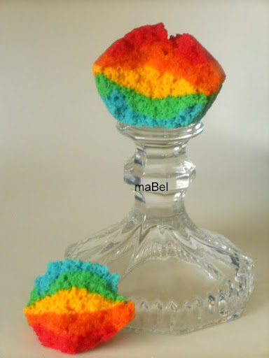 Rainbow Cupcakes - Magdalenas De Colores
